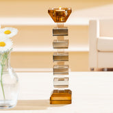 Alvaro Crystal Candle Holder Large